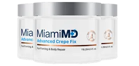 3 jars of MiamiMD Age Defying Lift & Firm Cream