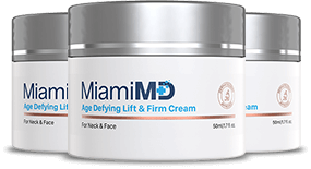 3 jars of MiamiMD Lift & Firm Cream
