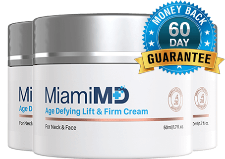 3 jars of MiamiMD Lift & Firm Cream