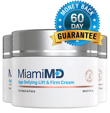 MiamiMD Lift & Firm Cream 1, 2 and 3 jar packages