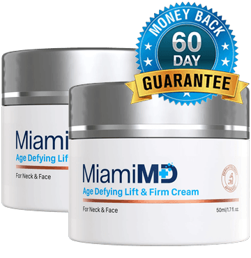 MiamiMD Lift & Firm Cream 1, 2 and 3 jar packages